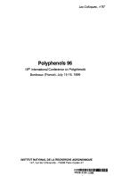Cover of: Polyphenols 96 (Les Colloques) by J. Vercauteren, C. Cheze, J. Triaud