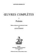 Cover of: Oeuvres complètes, tome 1 : Poésies