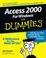 Cover of: Access 2000 for Windows for dummies