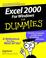 Cover of: Excel 2000 for Windows for dummies