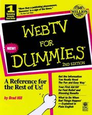 Cover of: WebTV for dummies