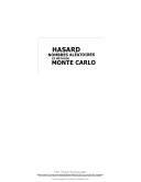 Hasard, Nombres Aleatoires Et Methode Monte Carlo by Louis Laurencelle