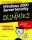 Cover of: Windows 2000 server security for dummies
