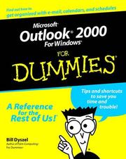Cover of: Microsoft Outlook 2000 for Windows for dummies
