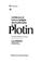 Cover of: L' architecture de l'univers intelligible dans la philosophie de Plotin