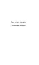 Les verbes persans. morphologie et conjugaisons by Mohsen Hafezian