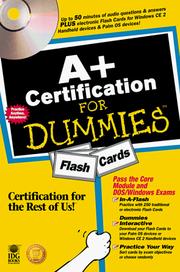 Cover of: A+ Certification For Dummies¿ Flash Cards