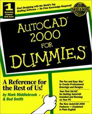 Cover of: Autocad 2000 for Dummies