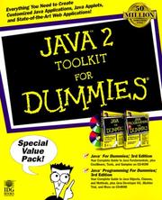 Cover of: Java 2 Toolkit for Dummies by David Koosis, Aaron E. Walsh