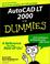 Cover of: AutoCAD LT 2000 for Dummies
