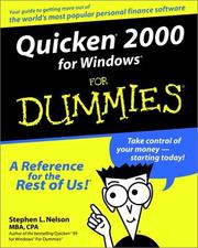 Cover of: Quicken 2000 for Windows for dummies by Stephen L. Nelson