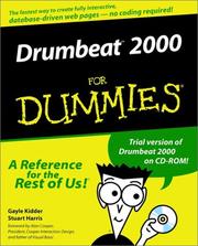 Cover of: Drumbeat 2000 for Dummies