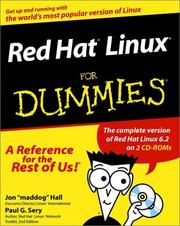 Cover of: Red Hat Linux for Dummies by Jon Hall, Paul G. Sery
