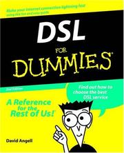 Cover of: DSL for dummies by David Angell