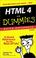 Cover of: HTML 4 for dummies quick reference