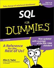 Cover of: SQL for dummies