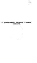 Cover of: Les regroupements politiques au Sénégal (1956-1970)