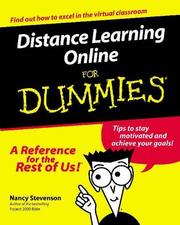 Cover of: Distance Learning Online for Dummies