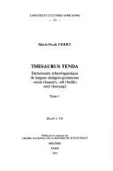 Thesaurus tenda by M.-P Ferry