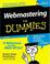 Cover of: Webmastering for dummies