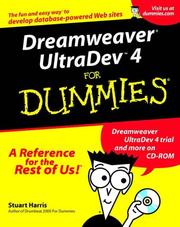 Cover of: Dreamweaver UltraDev for Dummies