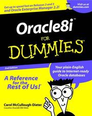 Oracle8i for Dummies by Carol McCullough-Dieter
