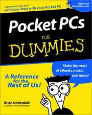 Cover of: Pocket PCs for dummies | Brian Underdahl