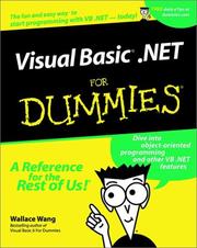 Cover of: VisualBasic .NET for Dummies