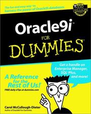 Cover of: Oracle9i for Dummies