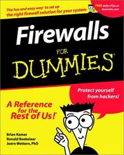 Cover of: Firewalls for dummies by Brian Komar