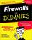 Cover of: Firewalls for dummies