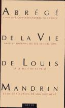 Cover of: Abrégé de la vie de Louis Mandrin
