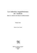 Cover of: Les industries magdaleniennes de l'ardeche dans le contexte du bassin méditerranéen by Cinzia Joris, Cinzia Joris