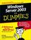 Cover of: Windows Server 2003 for Dummies