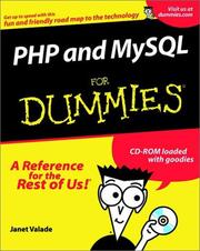 Cover of: PHP and MySQL for Dummies