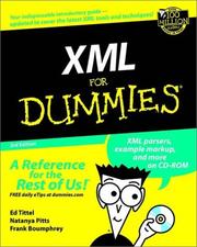 Cover of: XML for Dummies, Third Edition