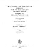 Cover of: Griechische Und Lateinische Quellen Zur Fruehgeschichte Mitteleuropas Bis Zur Mitte DES 1. Jahrtausends U.Z. (Schriften Und Quellen Der Alten Welt)