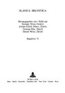 Cover of: Zentrum Und Peripherie in Den Slavischen Und Baltischen Sprachen Und Literaturen by Robert Hodel