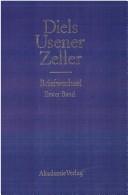 Cover of: Briefwechsel by Hermann Diels, Hermann Usener, Eduard Zeller