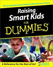 Cover of: Raising smart kids for dummies