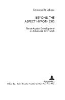 Cover of: Beyond The Aspect Hypothesis | Emmanuelle Labeau