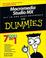 Cover of: Macromedia Studio MX All-in-One Desk Reference for Dummies