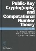 Public-key cryptography and computational number theory by International Conference on Public-Key Cryptography and Computational Number Theory (2000 Warsaw, Poland)