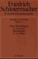 Cover of: Friedrich Daniel Ernst Schleiermacher Kritische Gesamtausgabe by Friedrich Schleiermacher