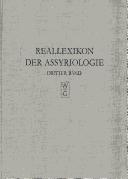 Cover of: Reallexikon Der Assyriologie Und Vorderasiatischen Archaologie: Fabel - Gyges Und Nachtrag