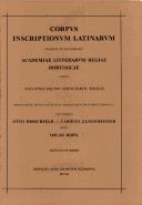 Cover of: Corpus Inscriptionum Latinarum: Consilio Et Auctoritate Academiae Litterarum Regiae Borussicae Editum