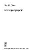 Cover of: Sozialgeographie (Lehrbuch Der Allgemeinen Geographie Band 13)