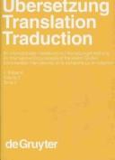 Cover of: Ubersetzung/Translation/Traduction by Armin Paul Frank