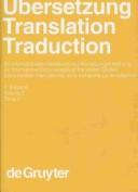 Cover of: Ubersetzung/Translation/Traduction