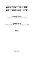 Cover of: Geschichtliche Grundbegriffe by herausgegeben von Otto Brunner, Werner Conze, Reinhart Kosellech. Bd.5, Pro-Soz.